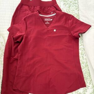 Fabletics joggers scrub set XS/XS-tall